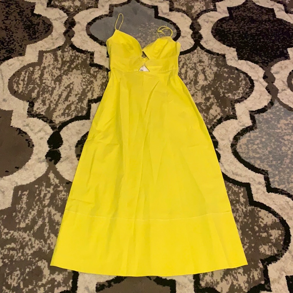 Beautiful Chartreuse Saloni Dress